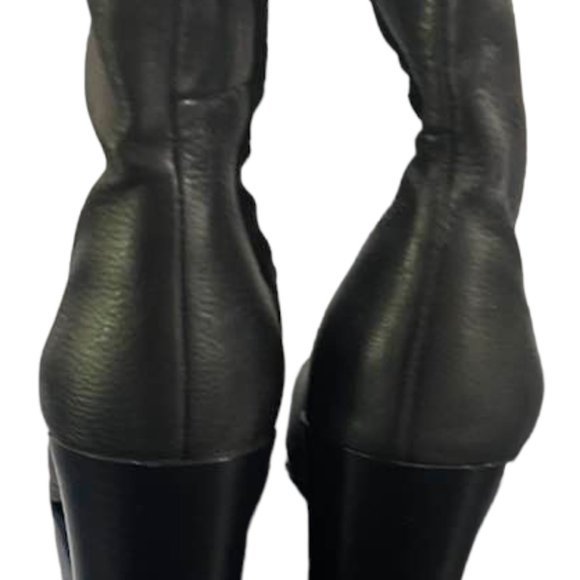 Kenneth Cole New York Tall Genuine Leather Boots Black - size 8.5 - Picture 8 of 16